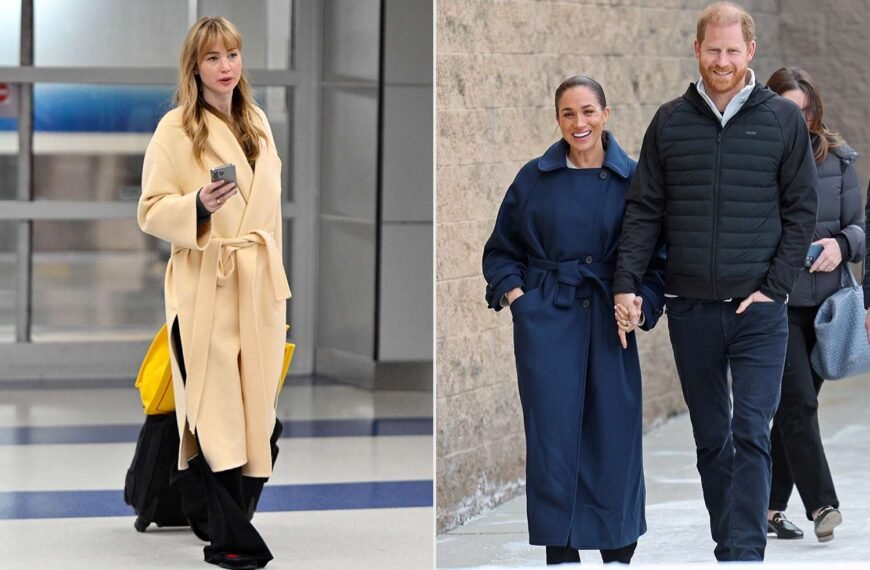 Celebrities Like Jennifer Lawrence and Meghan Markle Are Embracing This Flattering Coat Style