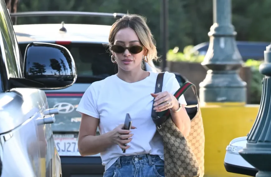 Hilary Duff's Simple Styling Tip to Upgrade Your Baggy Jeans and Flip-Flops