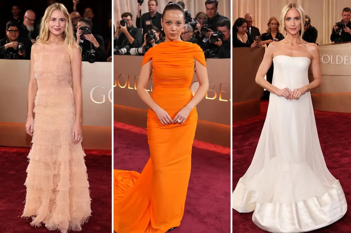 A Look at the Celebrity Outfits from the 2026 Golden Globes Red Carpet