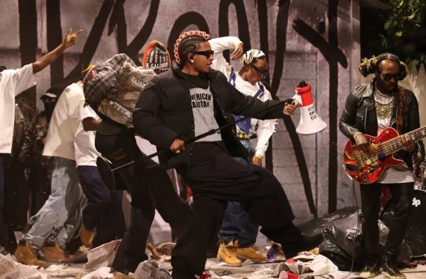 A$AP Rocky Teams Up with Danny Elfman for a Memorable 'SNL' Debut Performance of 'Don’t Be Dumb'