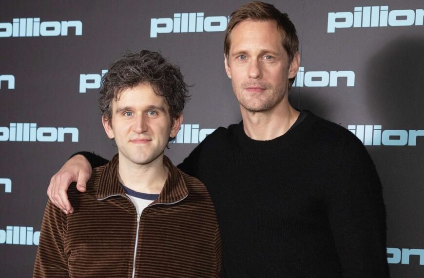Alexander Skarsgård and Harry Melling Bond Over Their Unique Costumes on Set