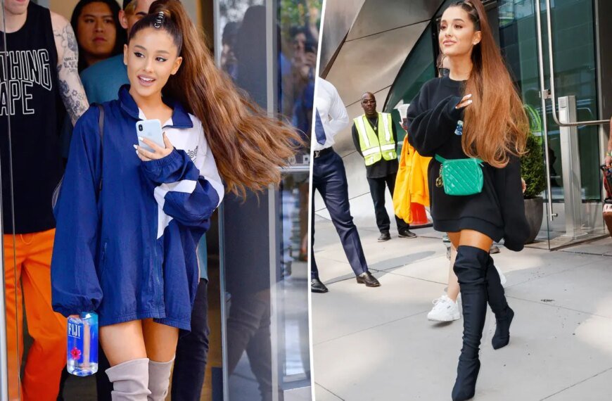 Ariana Grande Shares the Story Behind Her Love for Oversized Hoodies and Boots in 2018