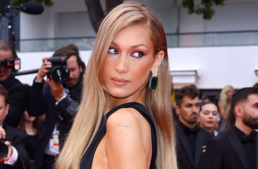 Bella Hadid Dazzles with Her Deepest Hair Color in Months and a Bold Bra Style