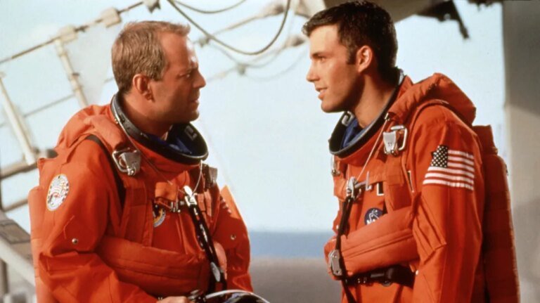Ben Affleck Shares a Funny Moment from the 'Armageddon' Farewell Scene with Bruce Willis