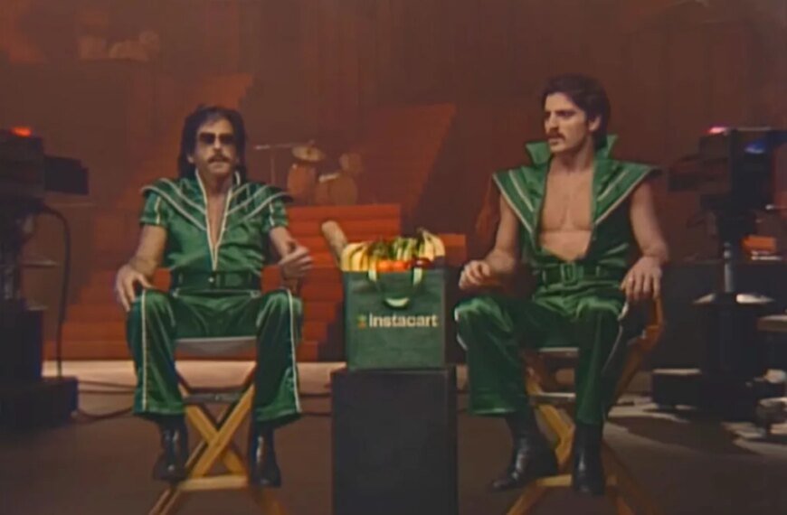 Ben Stiller and Benson Boone Share Laughs in Fun ’70s-Themed Super Bowl Ads