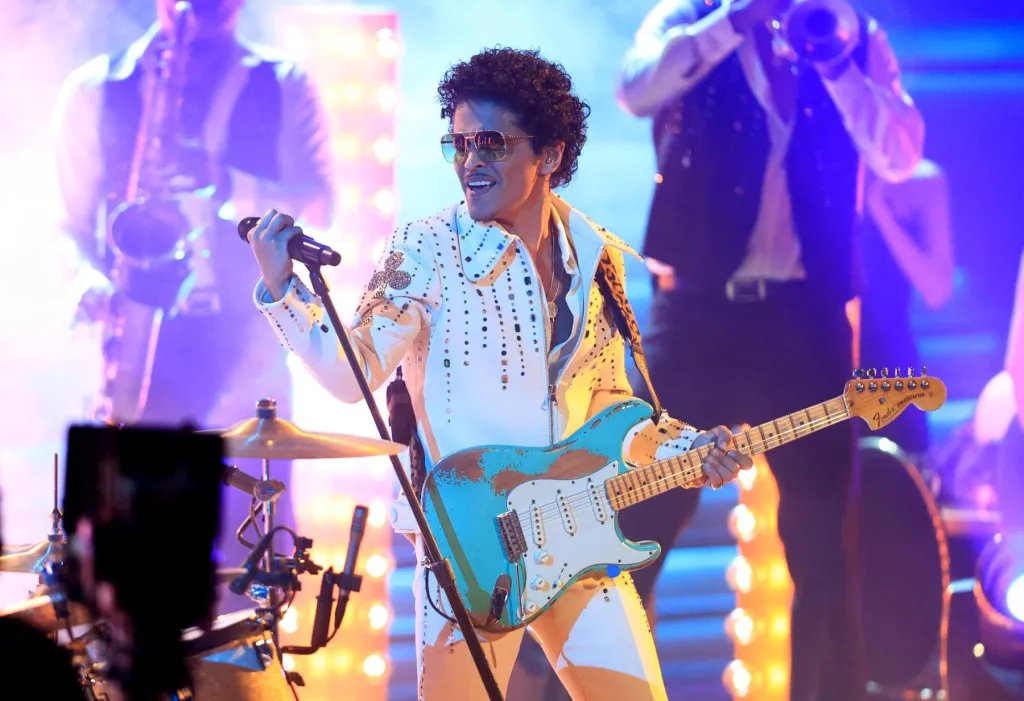 Bruno Mars Is Hitting the Road for a World Tour with Some Famous Friends