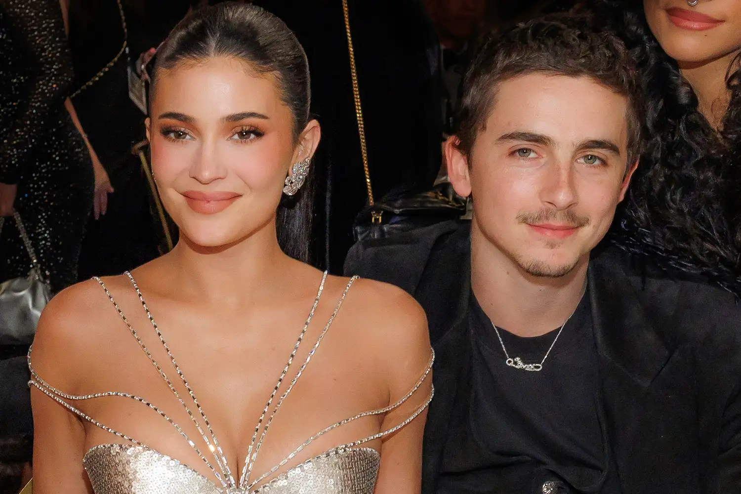 Kylie Jenner and Timothee Chalamet at the 83rd Annual Golden Globes held at The Beverly Hilton on January 11, 2026 in Beverly Hills, California.