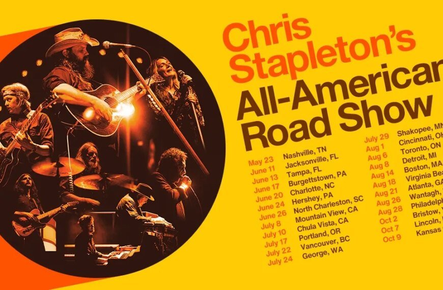 Chris Stapleton Shares Exciting New Dates for His 2026 All-American Road Show Tour