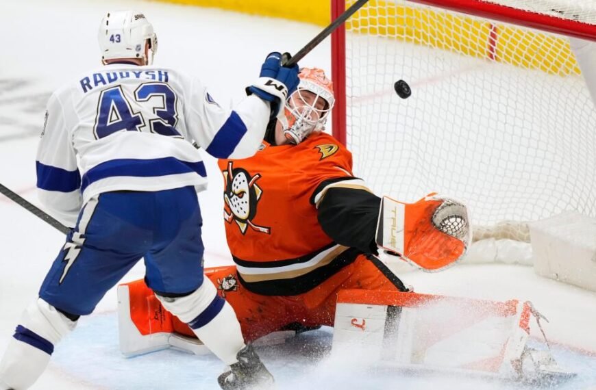 Ducks Put Up a Fight but Fall to Tampa Bay Lightning in Overtime