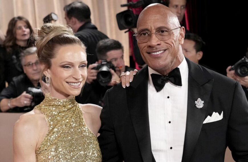 Dwayne Johnson and Lauren Hashian Share a Special Night Out at the 2026 Golden Globes