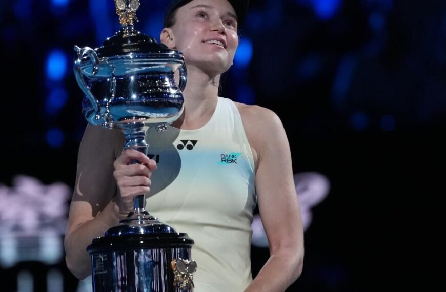 Elena Rybakina Celebrates Her Second Grand Slam Victory at the Australian Open
