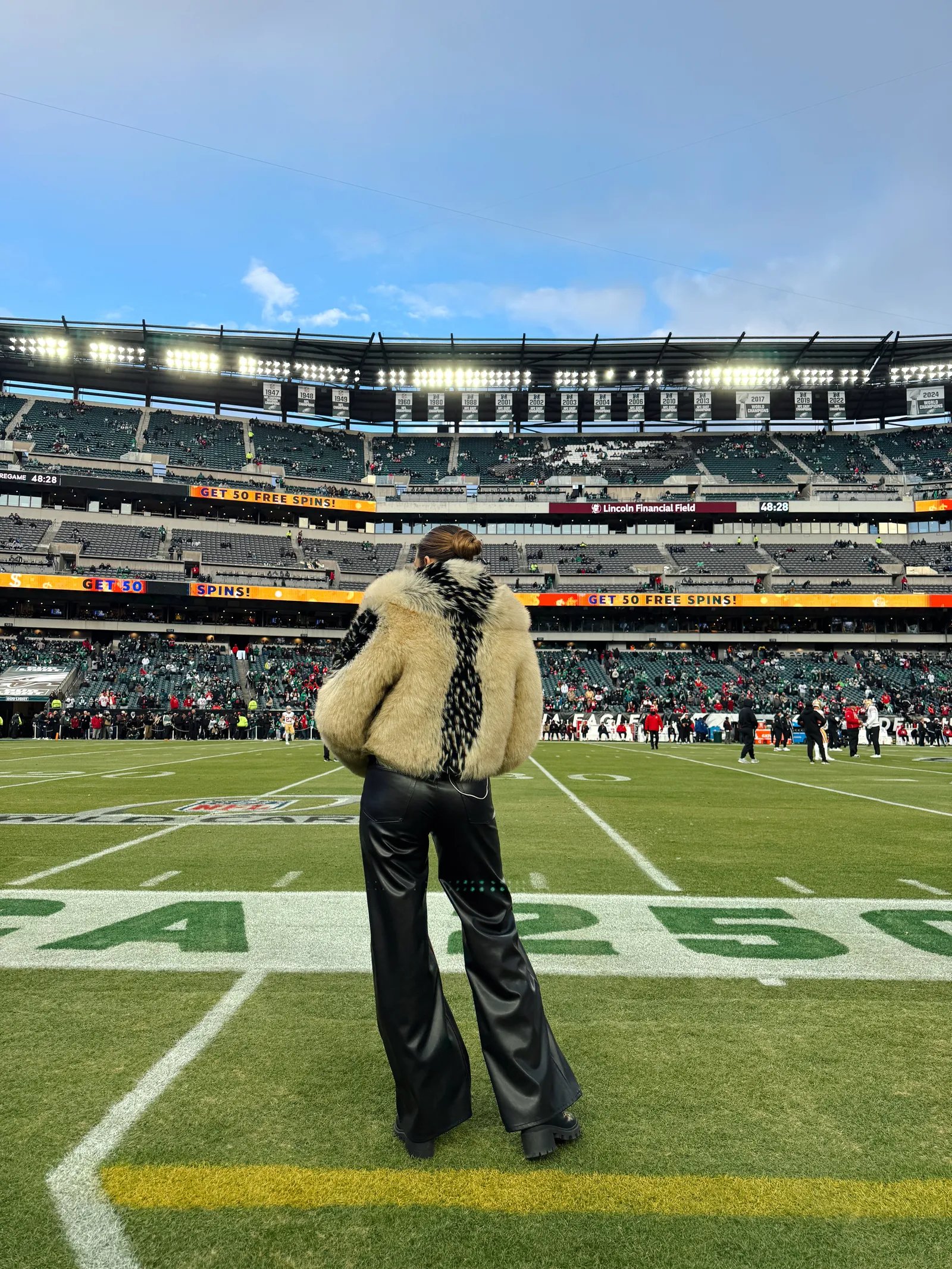 Image may contain Field Adult Person Architecture Arena Building and Stadium