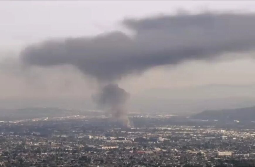 Firefighters Respond to Fire at South El Monte Business