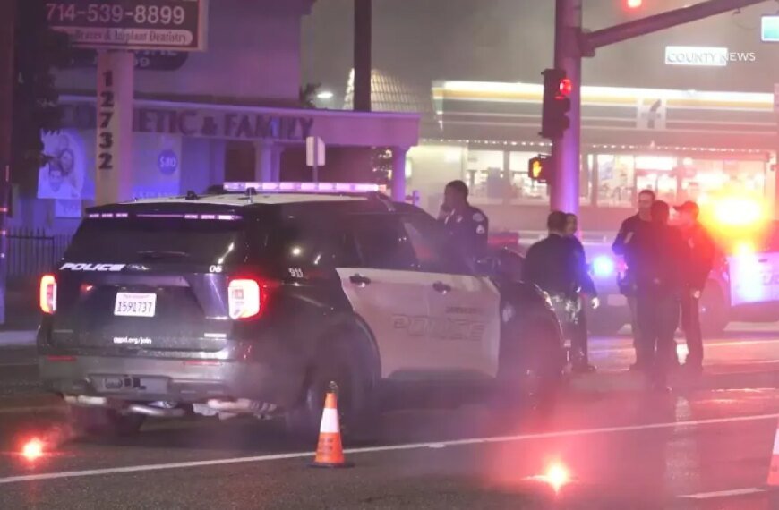 Garden Grove Officer Injured in Car Collision During Pursuit of Armed Suspect