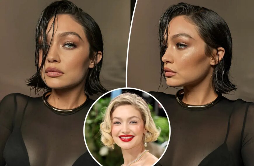 Gigi Hadid Embraces a Chic Black Bob, Sparking a Hair Color Swap with Her Sister