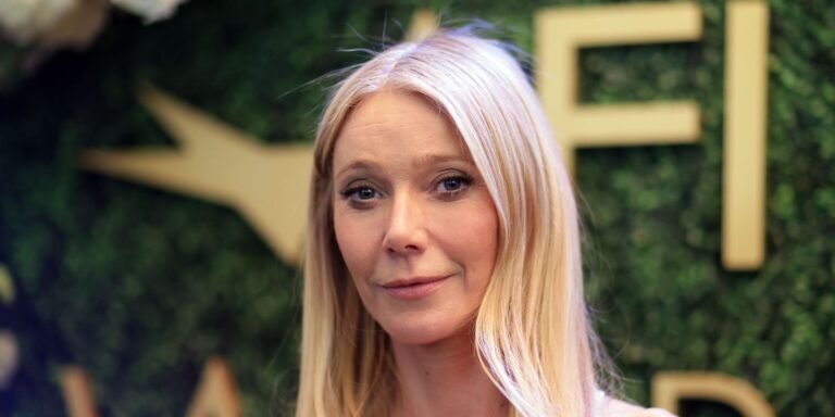 Gwyneth Paltrow Embraces a Casual Morning in Glasses and Pajamas While Making Breakfast
