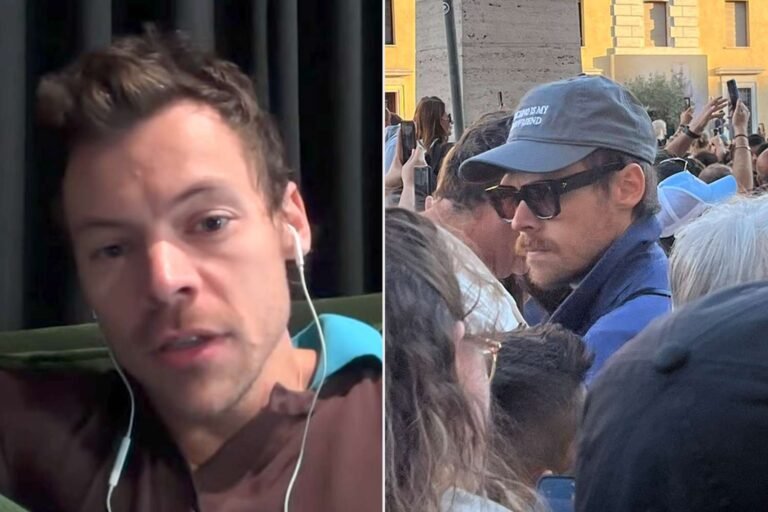 Harry Styles Shares the Funny Story Behind His Unexpected Crowd Appearance at Pope Leo XIV's Conclave Election