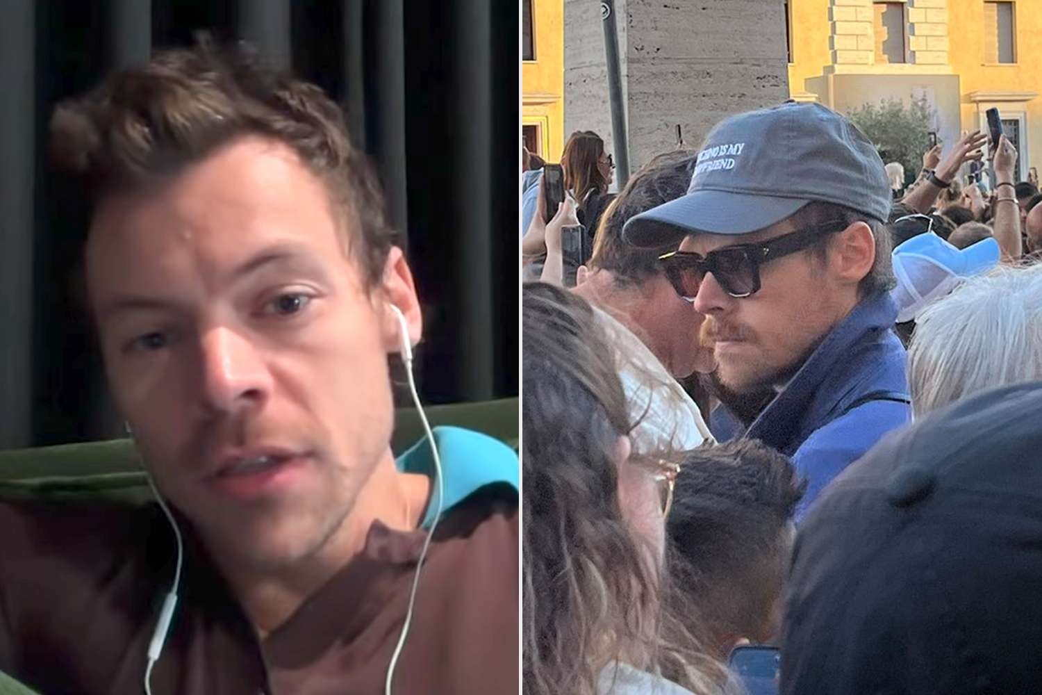 Harry Styles Shares the Funny Story Behind His Unexpected Crowd Appearance at Pope Leo XIV's Conclave Election