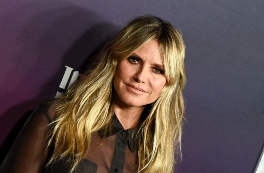 Heidi Klum Combines Controversial Shoes with a Nostalgic Y2K Style