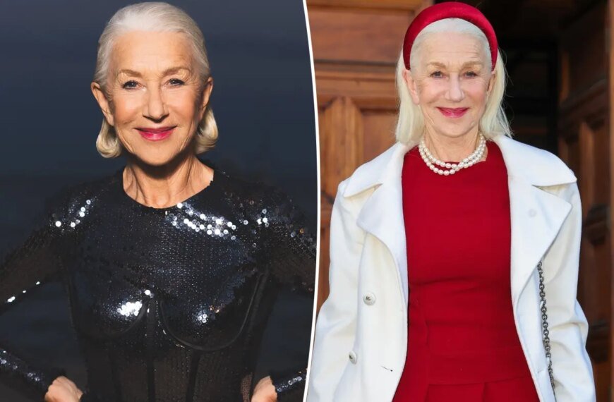 Helen Mirren Highlights the Risks of Plastic Surgery for Young People