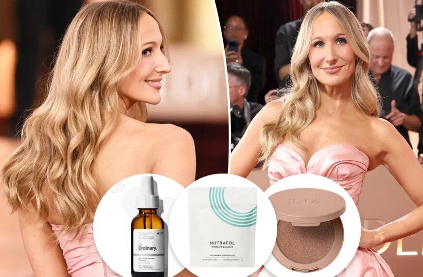 How Nikki Glaser Got Ready for the Golden Globes with Hair Growth Supplements, an Affordable Serum, and a Touch of Bronzer