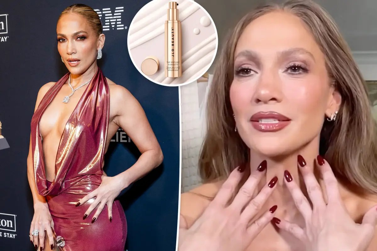 Jennifer Lopez Shares Why Her New Neck Serum is Essential for Her Skincare Routine