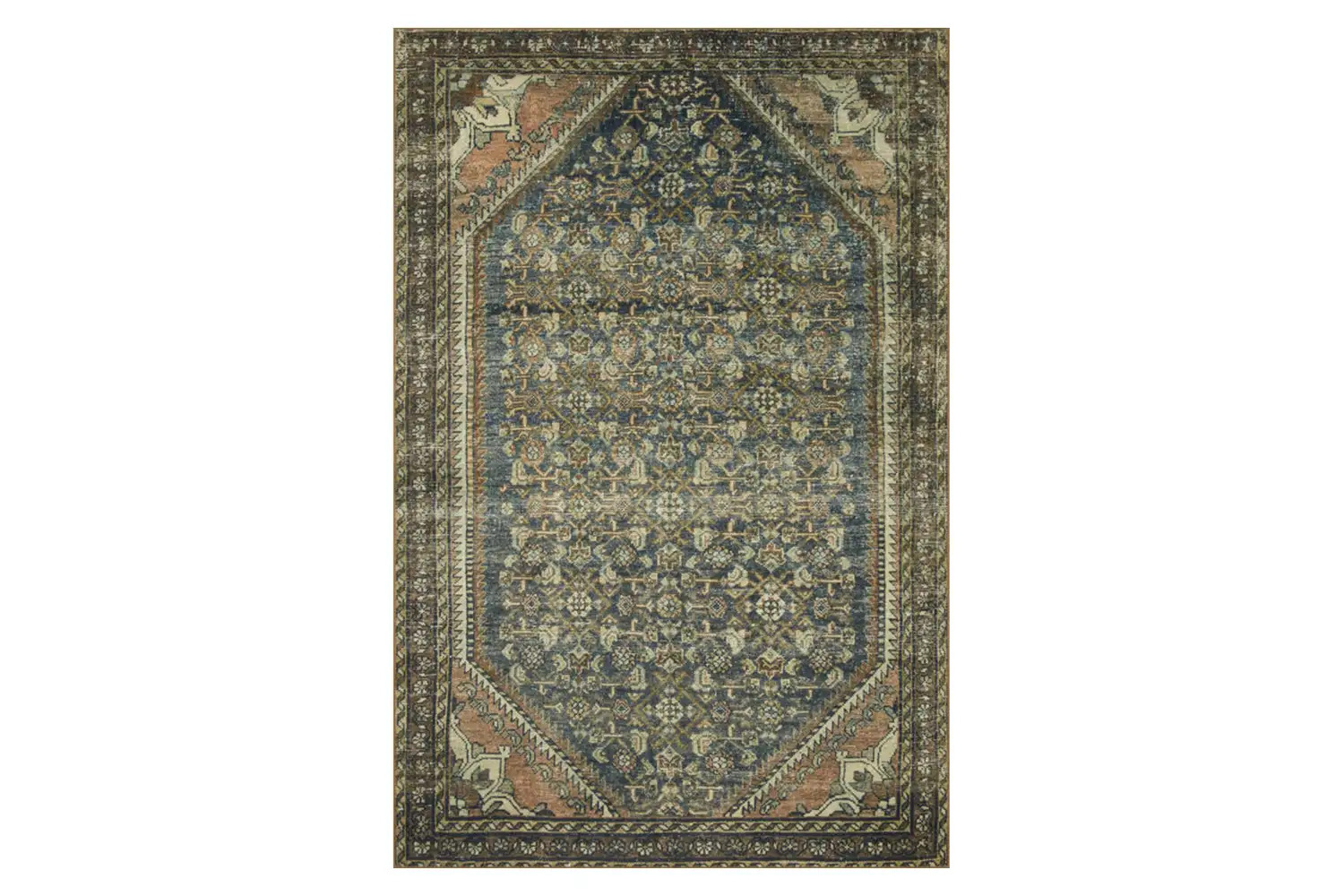 Wayfair Magnolia Home By Joanna Gaines X Loloi Banks Machine Washable Denim Clay Area Rug