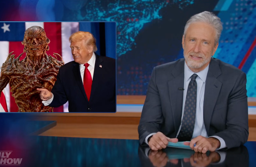 Jon Stewart Critiques Trump’s Change on Non-Interventionism: "There's Still Time to Address Warner Bros. Discovery"