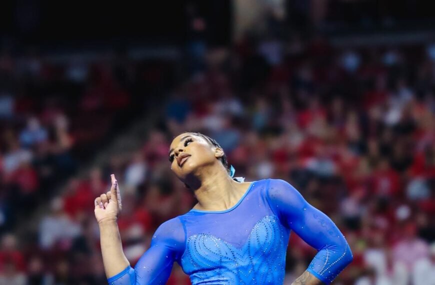 Jordan Chiles Excels as UCLA Takes Third in Challenging Collegiate Quad Meet