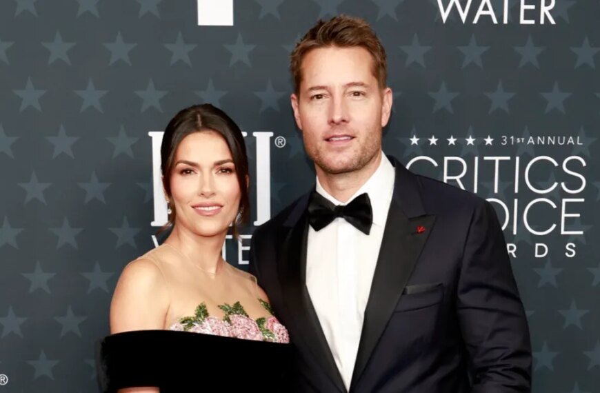 Justin Hartley and Sofia Pernas Shine Together on the 2026 Critics Choice Awards Red Carpet
