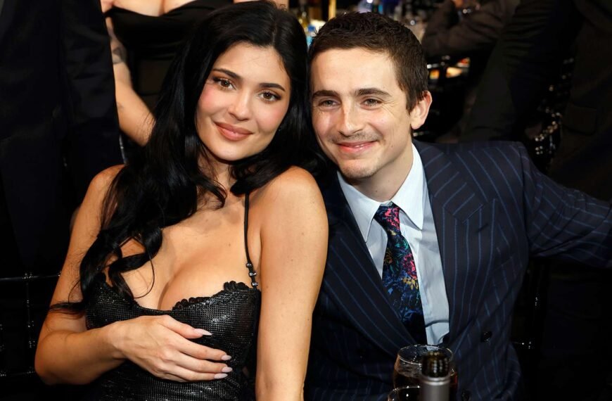 Kylie Jenner Stuns in a Form-Fitting Dress While Supporting Timothée Chalamet at the 2026 Critics Choice Awards