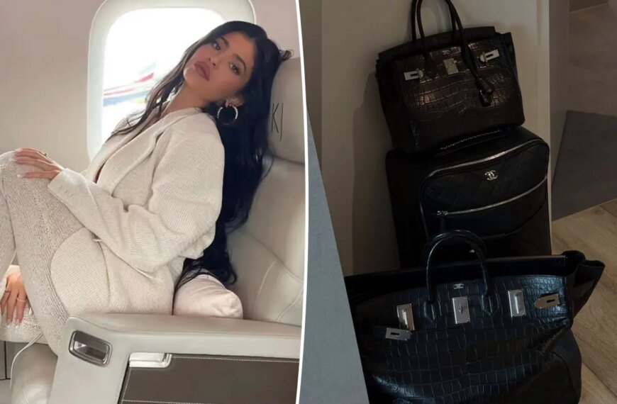 Kylie Jenner's Impressive $136K Luggage Collection Features Croc Birkin Bags and a Chanel Suitcase