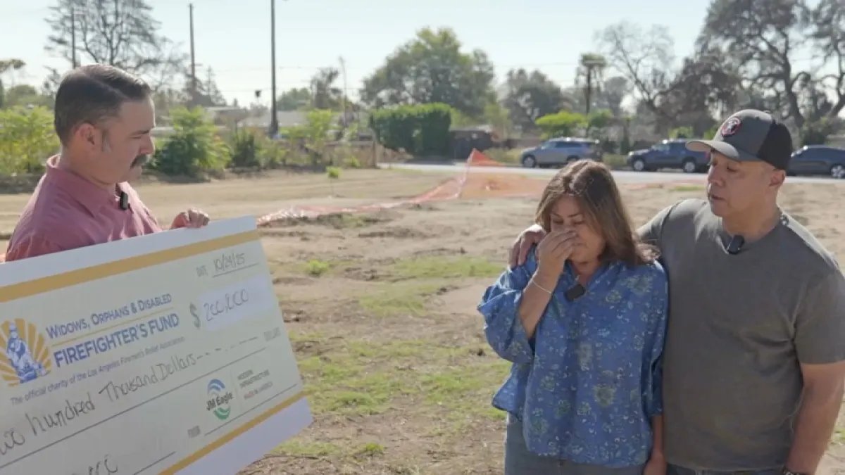 LAFD Captain Receives $200K Grant to Rebuild After Losing Home in Eaton Fire