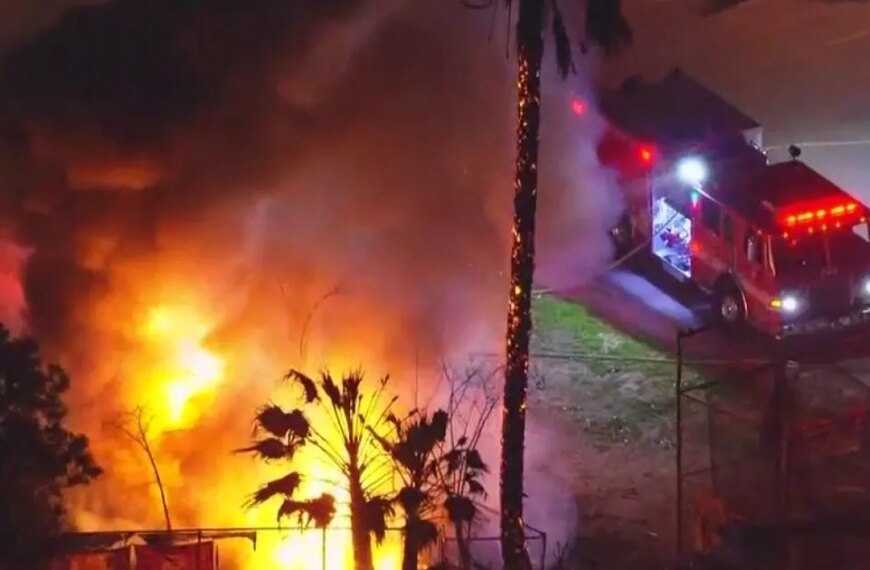 LAFD Works to Control Persistent Underground Fire at Encino Athletic Fields