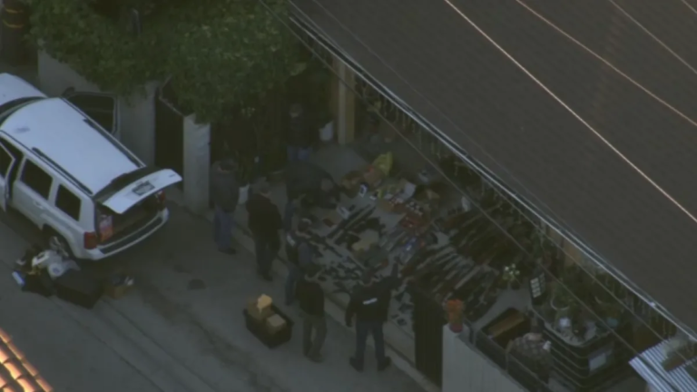 LAPD Action in Lincoln Heights: Warrant Served
