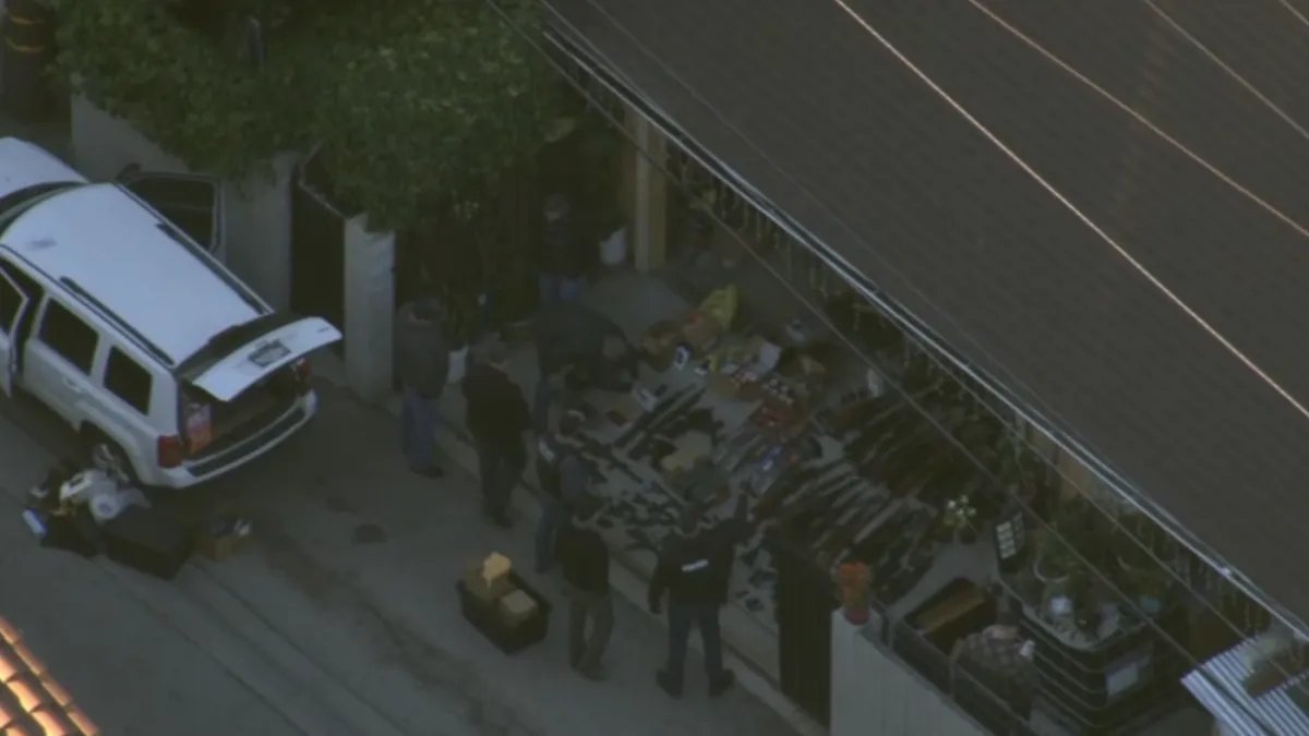 LAPD Action in Lincoln Heights: Warrant Served