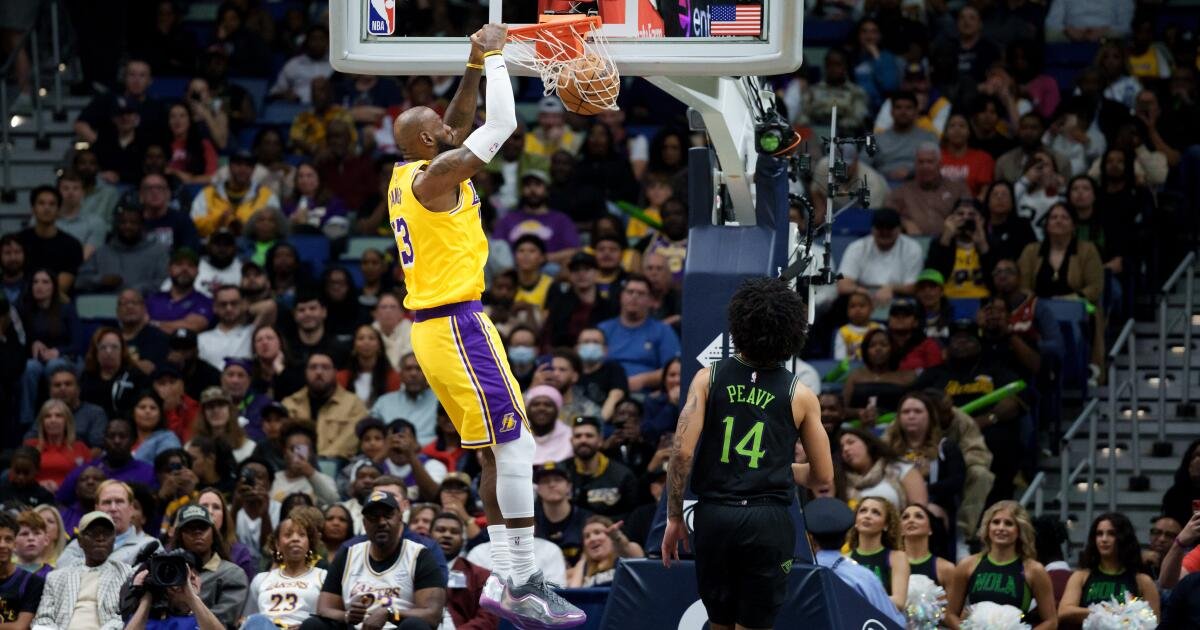 Lakers Edge Out Pelicans with Luka and LeBron Each Scoring 30 Points