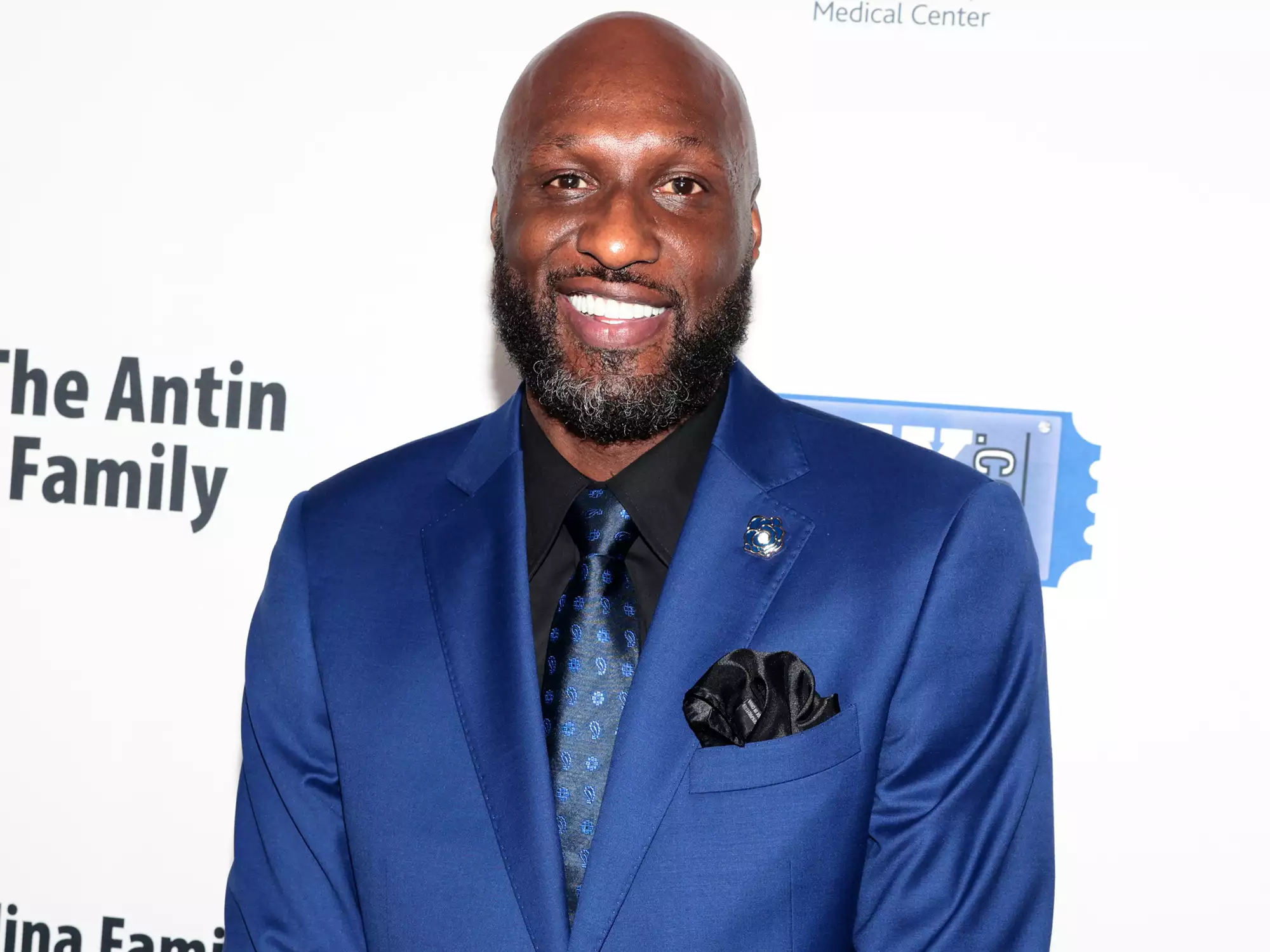 Lamar Odom attends the Harold & Carole Pump Foundation 2023 Gala at The Beverly Hilton on August 18, 2023