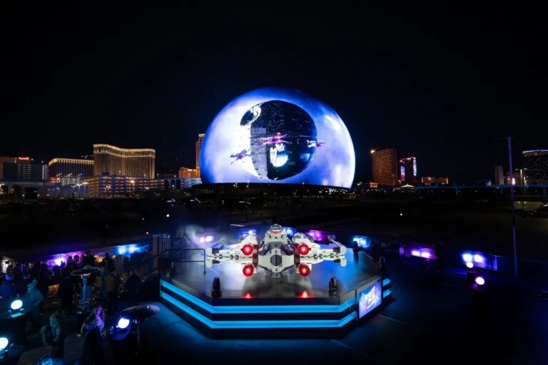 Lego, Disney, and Lucasfilm Collaborate on Outdoor Live Video Game at CES