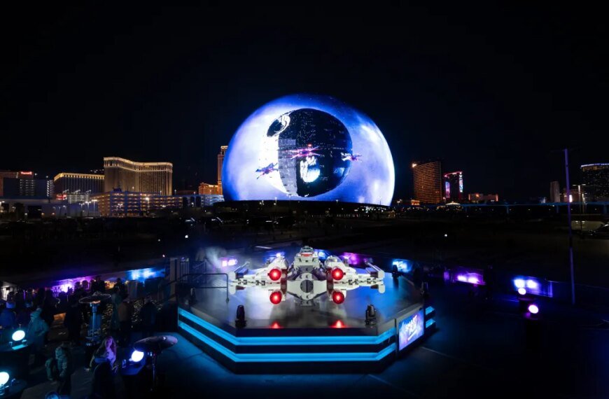 Lego, Disney, and Lucasfilm Collaborate on Outdoor Live Video Game at CES