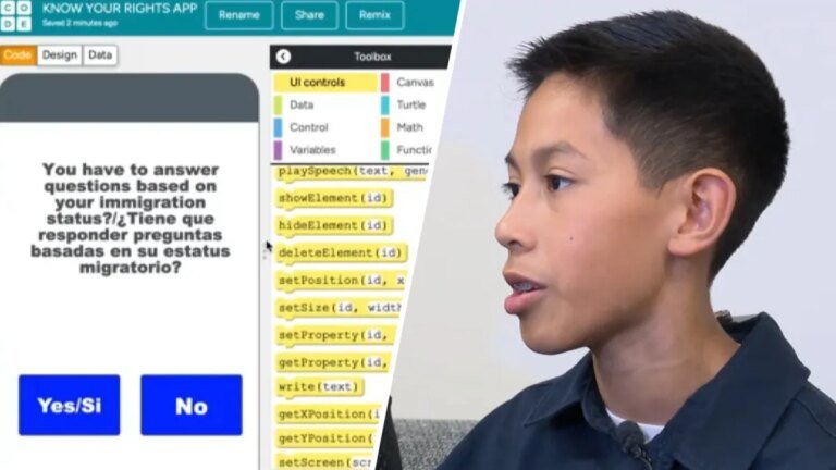 Los Angeles Teen Develops App to Support Immigrant Rights in the Community