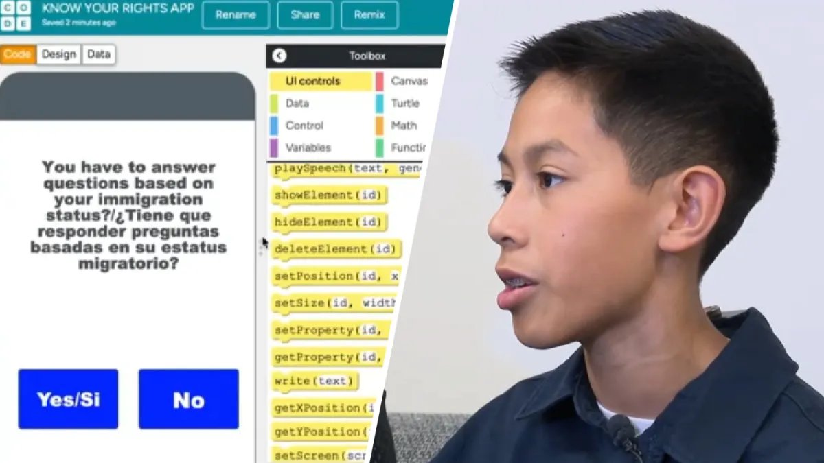 Los Angeles Teen Develops App to Support Immigrant Rights in the Community