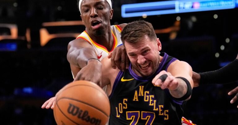 Luka Doncic Shines with 27 Points as Lakers Take Down the Hawks