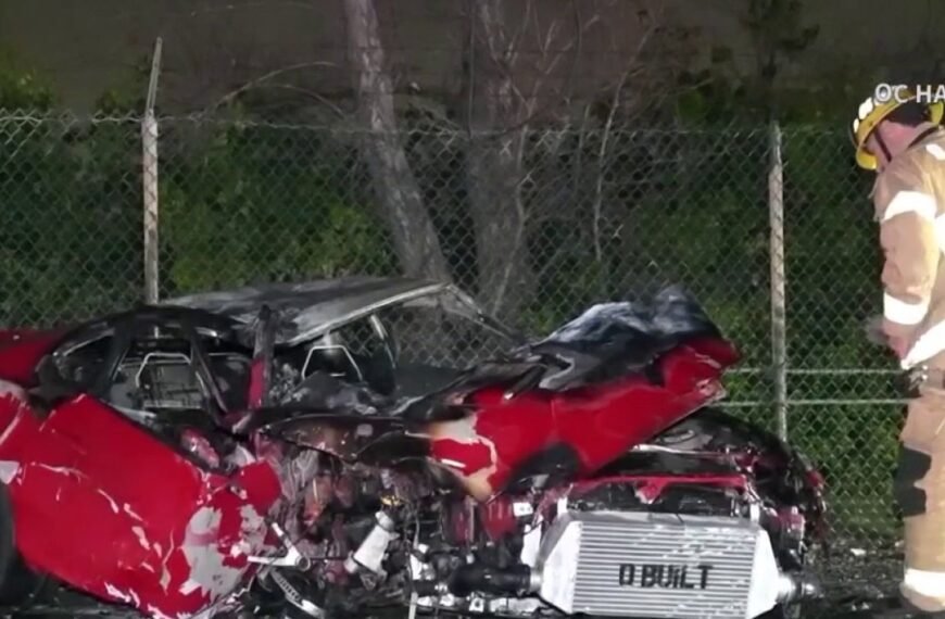 Man Escapes Serious Injury in Street Racing Crash in Seal Beach; Friends Leave the Scene