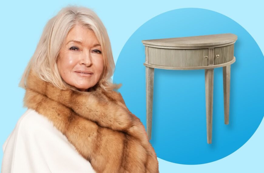 Martha Stewart's Console Table is Perfect for Small Entryways and Now $273 Off
