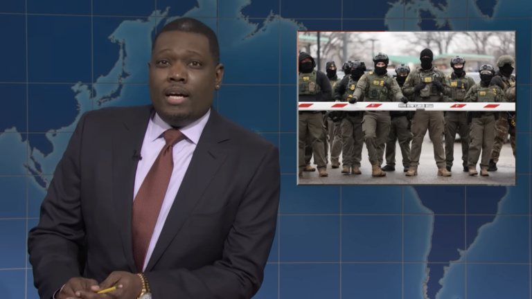 Michael Che Critiques ICE on SNL's Weekend Update, Questions Their Motives