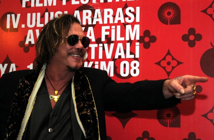 Mickey Rourke Delivers Shotgun to LA County Sheriff's Department