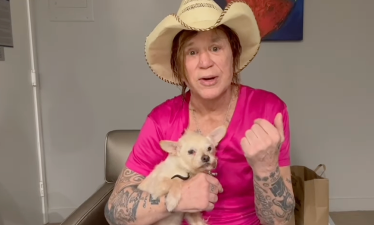 Mickey Rourke's Management Team Created a GoFundMe for Rent, Not Him