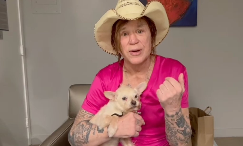 Mickey Rourke's Management Team Created a GoFundMe for Rent, Not Him