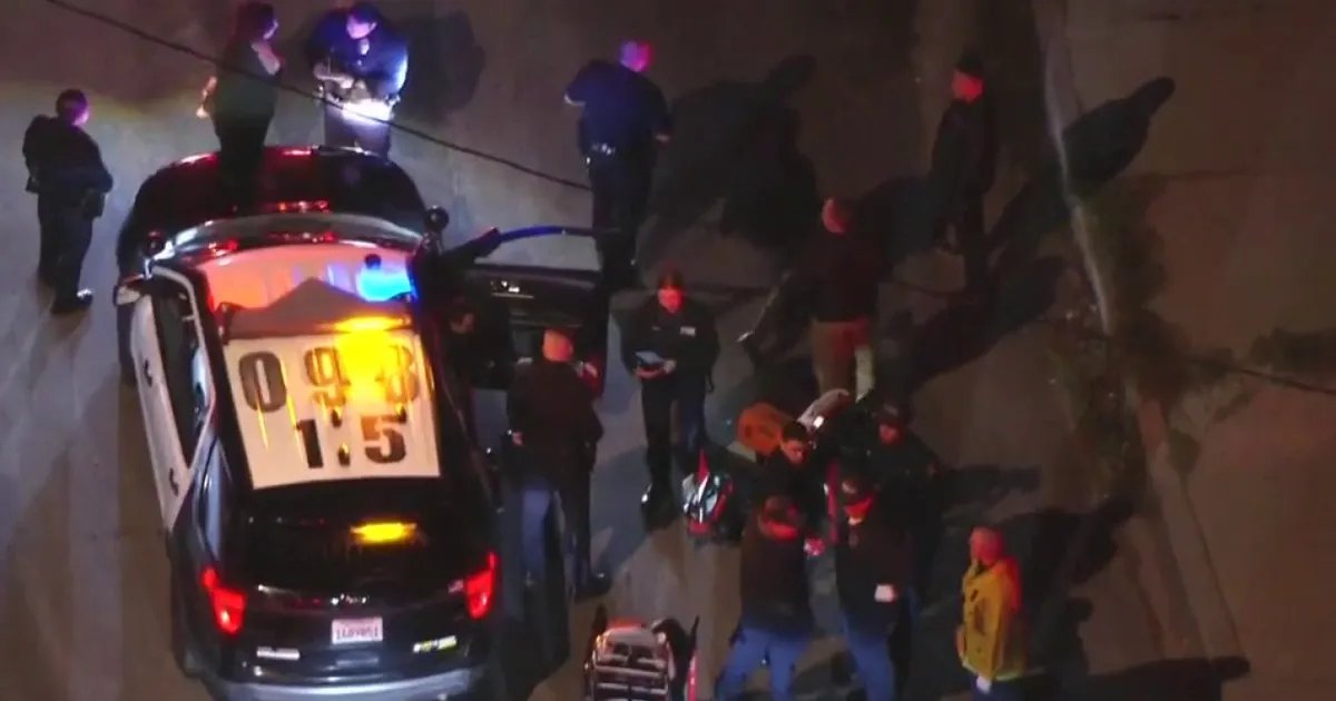 North Hollywood Car Chase Results in Injuries for Two LAPD Officers